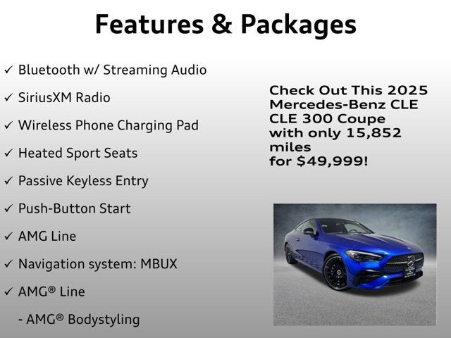 2025 Mercedes-Benz CLE CLE 300