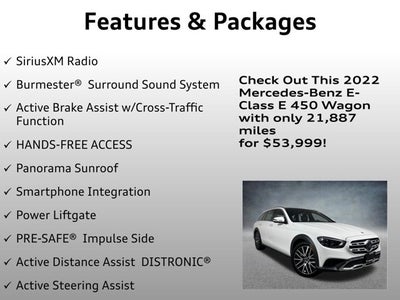 2022 Mercedes-Benz E-Class E 450