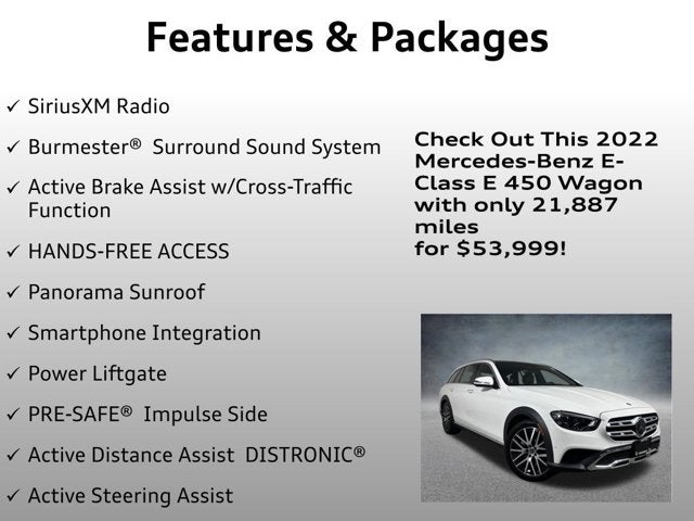 2022 Mercedes-Benz E-Class E 450