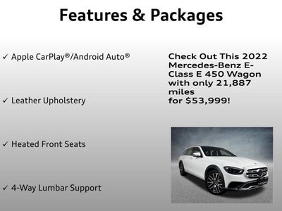 2022 Mercedes-Benz E-Class E 450