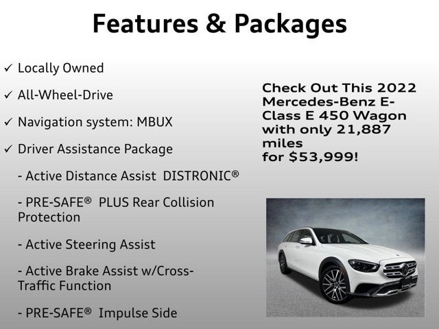 2022 Mercedes-Benz E-Class E 450