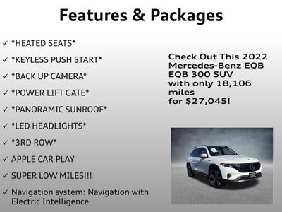 2022 Mercedes-Benz EQB EQB 300