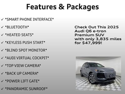 2025 Audi Q6 e-tron Premium