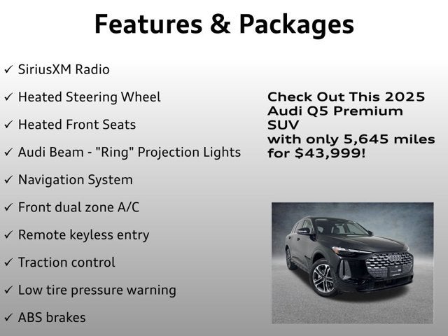 2025 Audi Q5 Premium