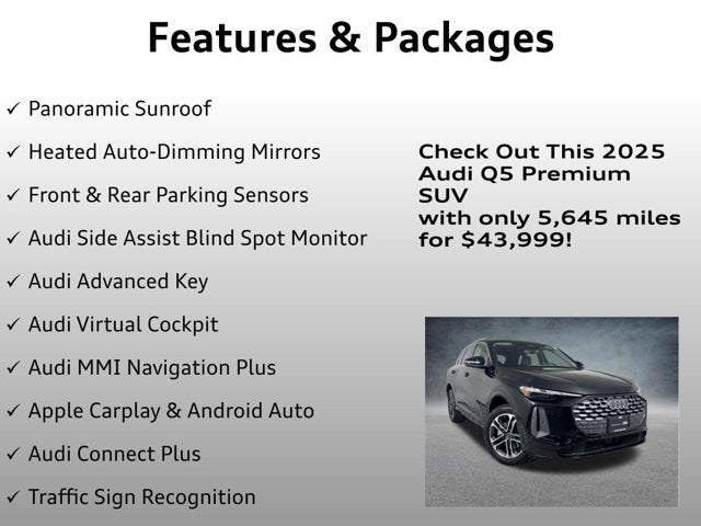 2025 Audi Q5 Premium