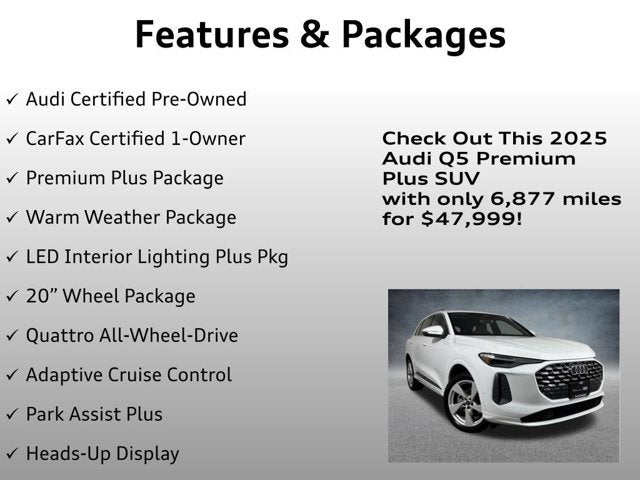 2025 Audi Q5 Premium Plus