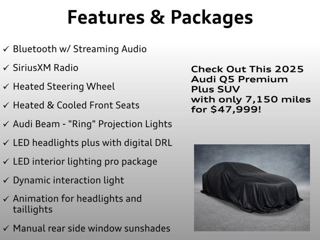 2025 Audi Q5 Premium Plus