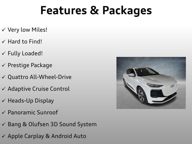 2025 Audi Q6 e-tron Prestige