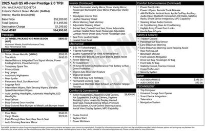 2025 Audi Q5 Prestige