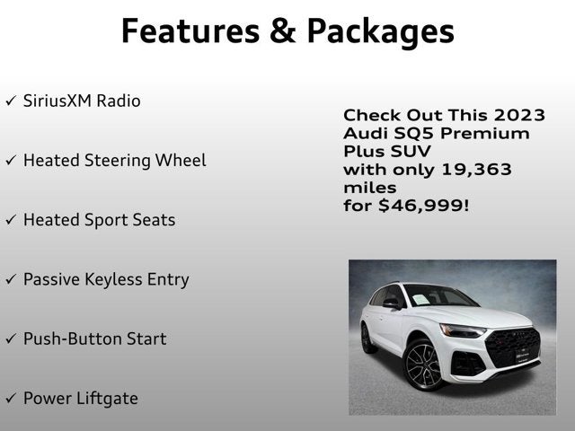 2023 Audi SQ5 Premium Plus