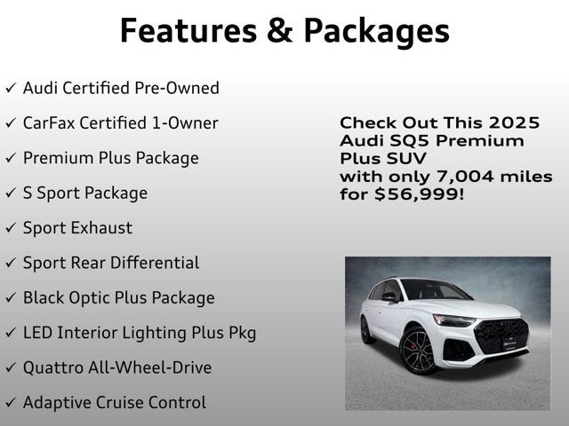 2025 Audi SQ5 Premium Plus