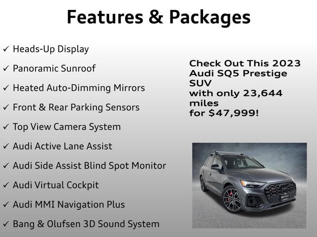 2023 Audi SQ5 Prestige