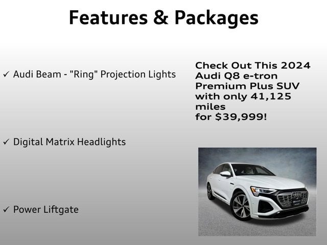 2024 Audi Q8 e-tron Sportback S line Premium Plus