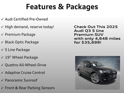2025 Audi Q3 S line Premium