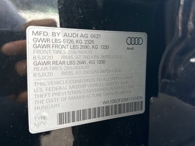 2021 Audi Q3 S line Premium