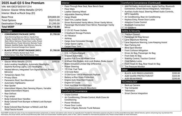 2025 Audi Q3 S line Premium