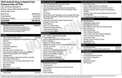 2025 Audi Q5 S line Premium Plus