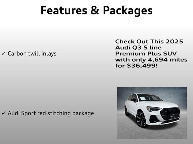 2025 Audi Q3 S line Premium Plus
