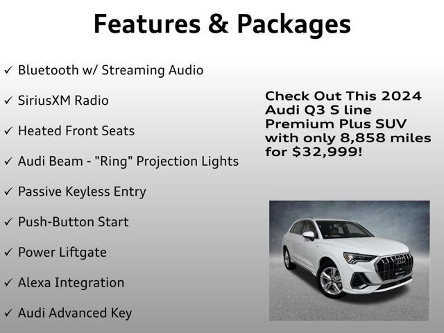 2024 Audi Q3 S line Premium Plus