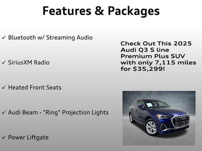 2025 Audi Q3 S line Premium Plus