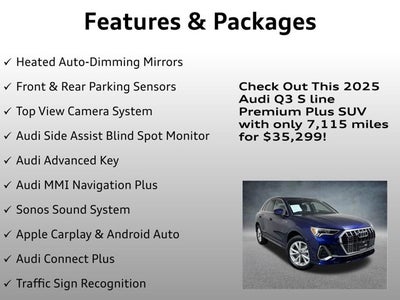 2025 Audi Q3 S line Premium Plus