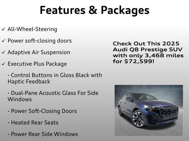 2025 Audi Q8 Prestige