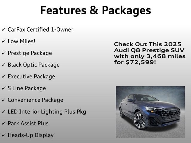 2025 Audi Q8 Prestige