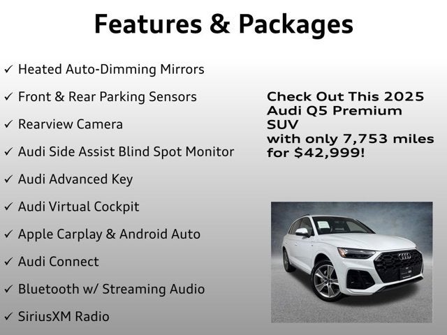 2025 Audi Q5 S line Premium