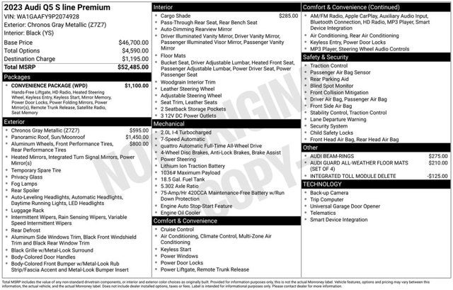 2023 Audi Q5 S line Premium