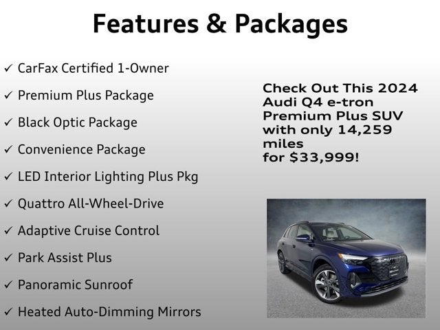 2024 Audi Q4 e-tron Premium Plus