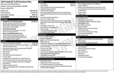 2019 Audi Q7 55 Premium Plus