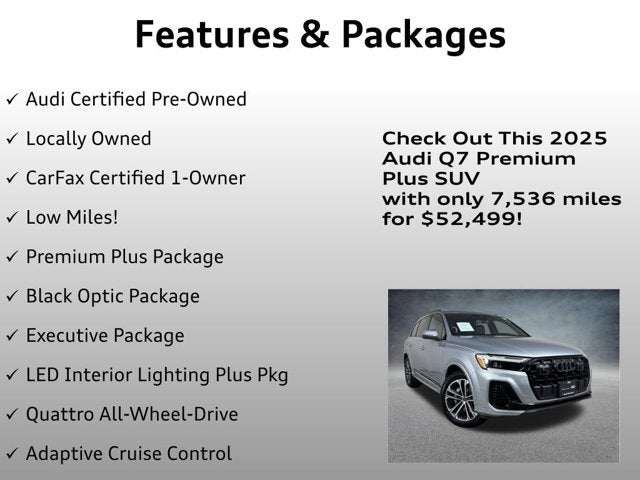 2025 Audi Q7 Premium Plus