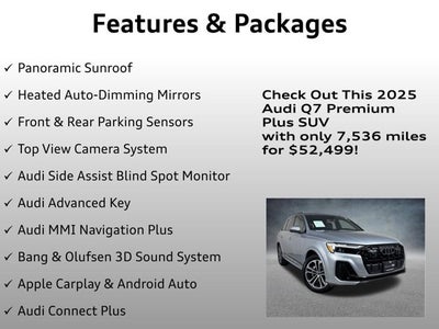 2025 Audi Q7 Premium Plus