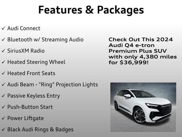 2024 Audi Q4 e-tron Premium Plus