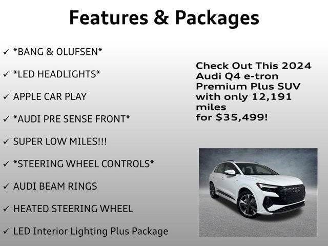 2024 Audi Q4 e-tron Premium Plus