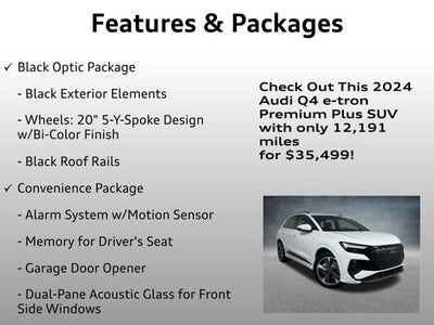 2024 Audi Q4 e-tron Premium Plus