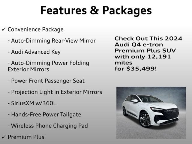 2024 Audi Q4 e-tron Premium Plus