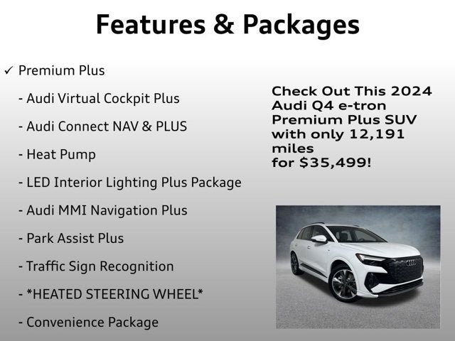 2024 Audi Q4 e-tron Premium Plus