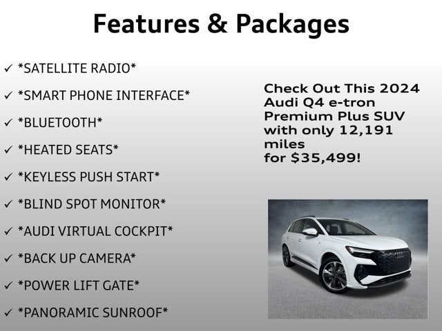 2024 Audi Q4 e-tron Premium Plus