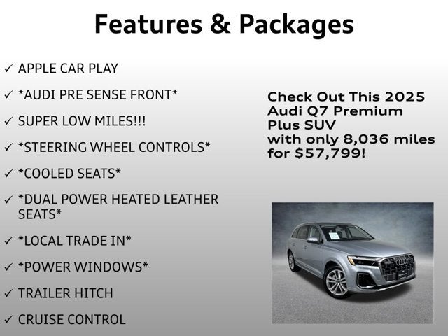 2025 Audi Q7 Premium Plus
