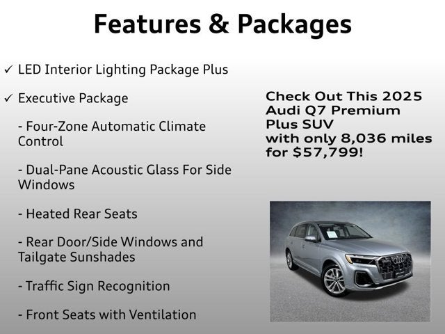 2025 Audi Q7 Premium Plus