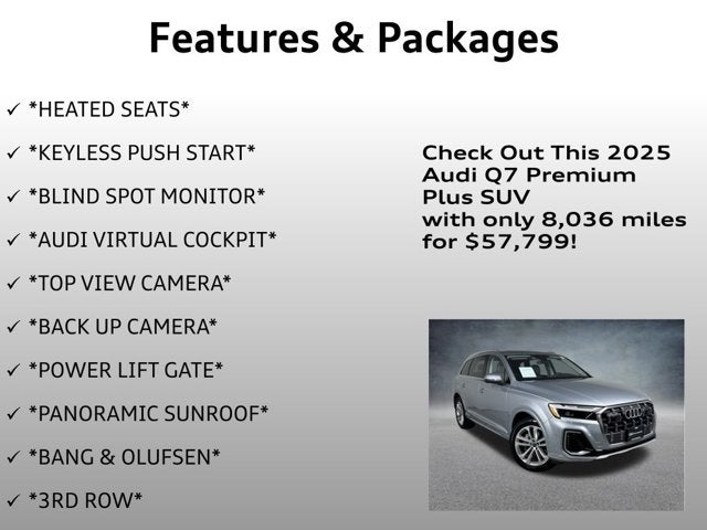 2025 Audi Q7 Premium Plus