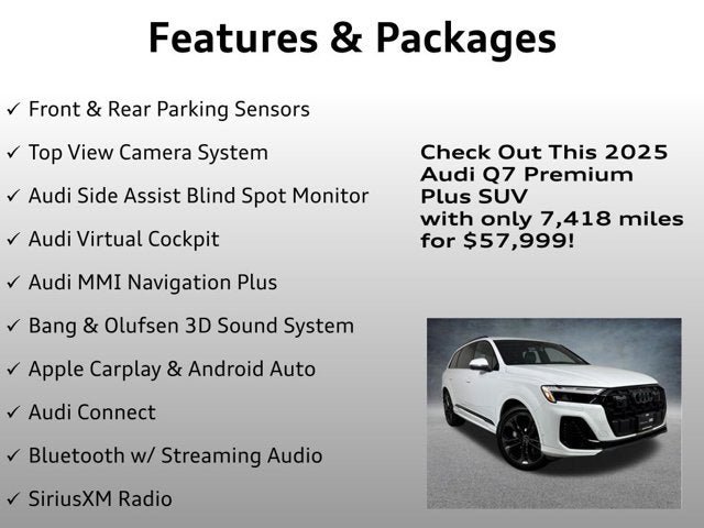 2025 Audi Q7 Premium Plus