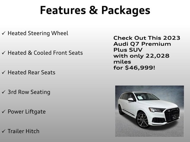 2023 Audi Q7 Premium Plus