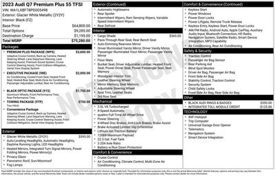 2023 Audi Q7 Premium Plus