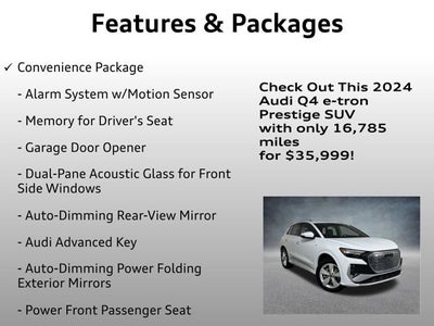 2024 Audi Q4 e-tron Prestige