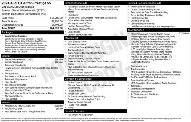 2024 Audi Q4 e-tron Prestige