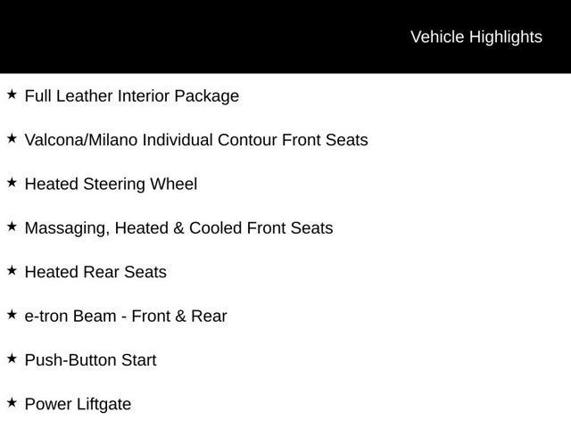 2021 Audi e-tron Prestige