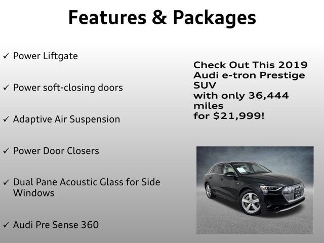 2019 Audi e-tron Prestige