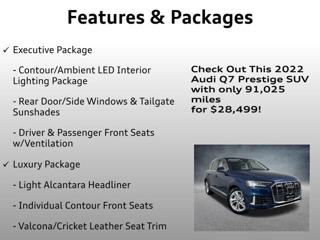 2022 Audi Q7 Prestige